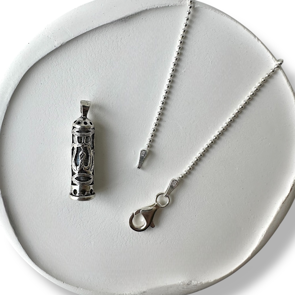 925 Sterling Silver Allah Cevsen Necklace