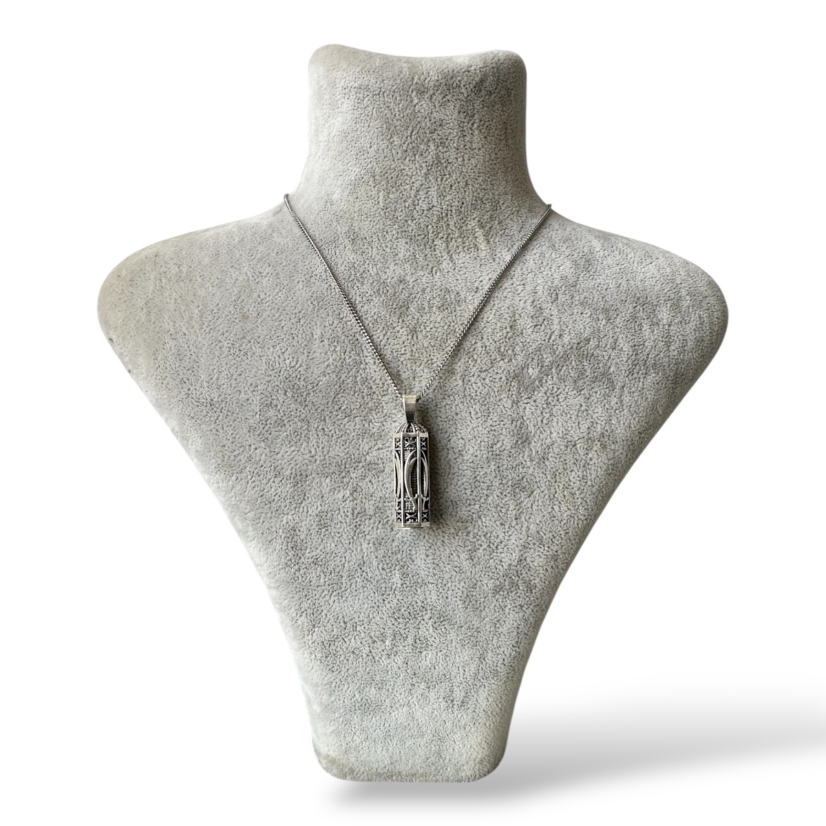 925 Sterling Silver Necklace with Sword Cevşen
