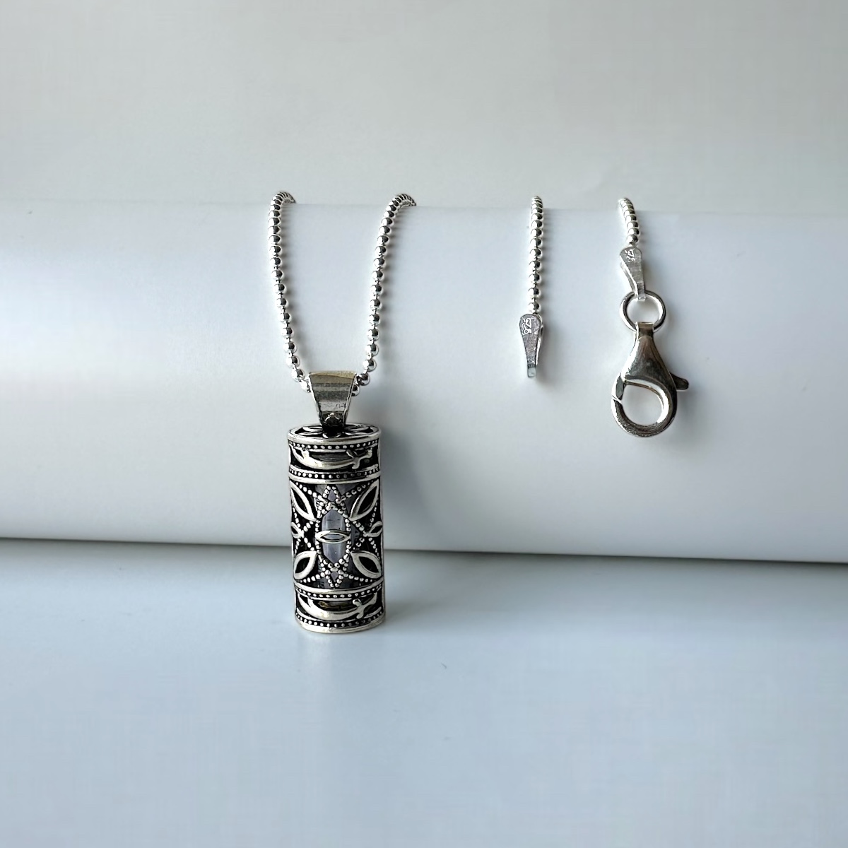 925 Sterling Zulfiqar Cevsen Silver Necklace