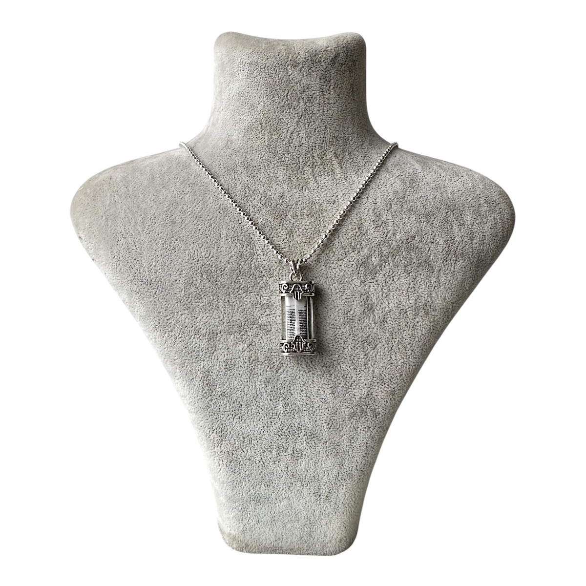 925 Sterling Silver Fatima Hand Cevsen Necklace