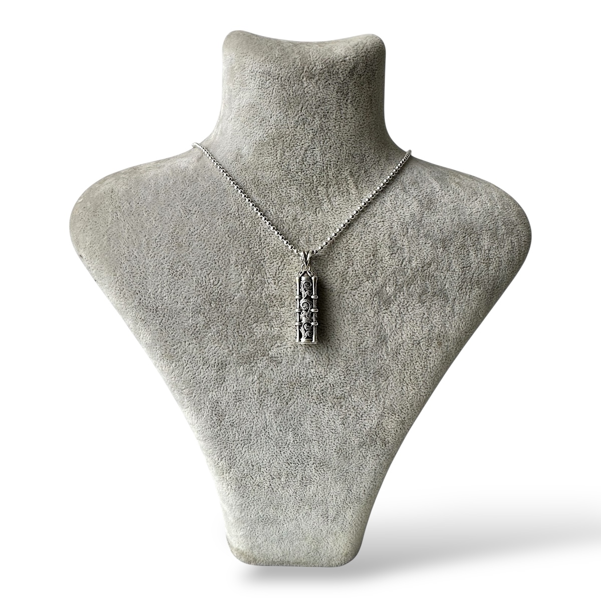 925 Sterling Silver Necklace with Cevşeni Kebir Prayer