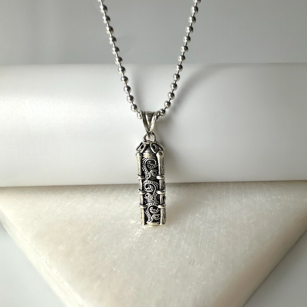 925 Sterling Silver Necklace with Cevşeni Kebir Prayer