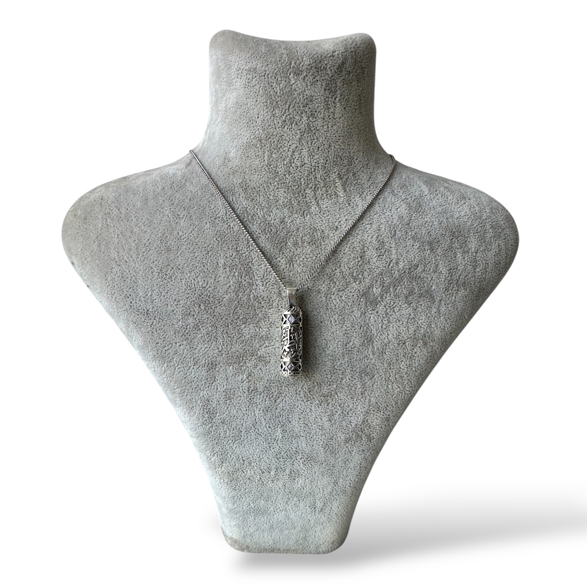 925 Sterling Silver Fatima Hand Cevsen Necklace