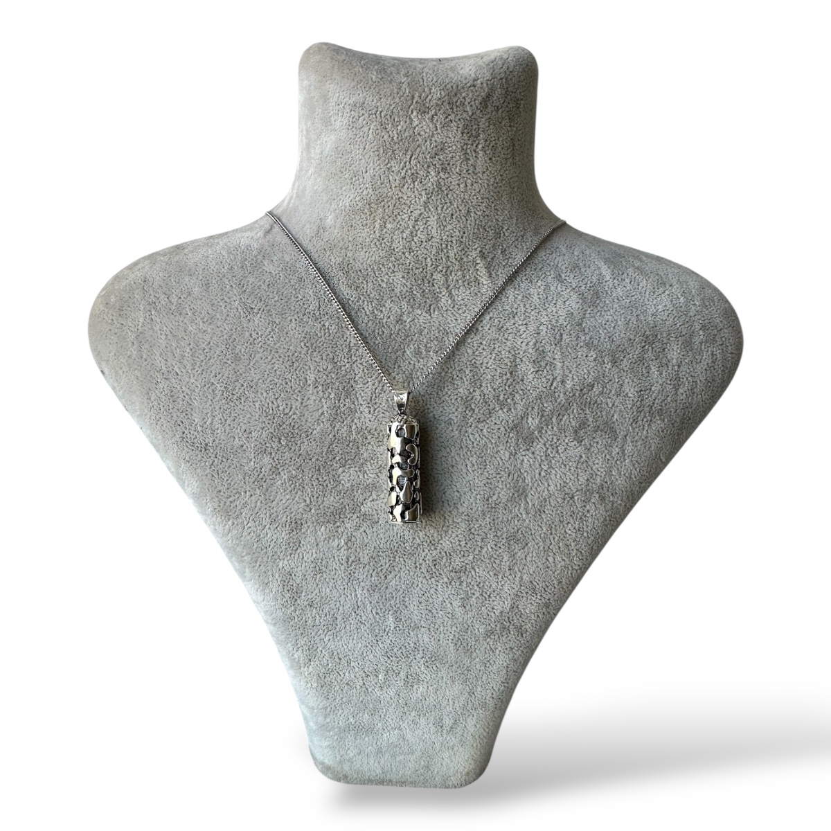 925 Sterling Silver Necklace with Pieces Cevşen