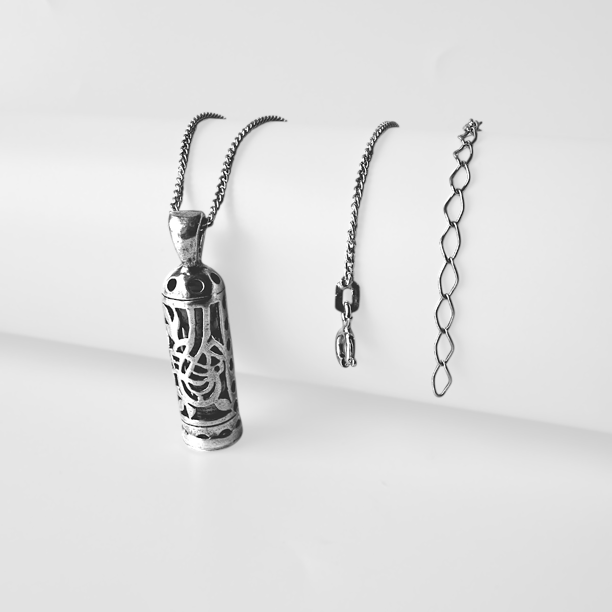 925 Sterling Silver Tugra Cevsen Necklace