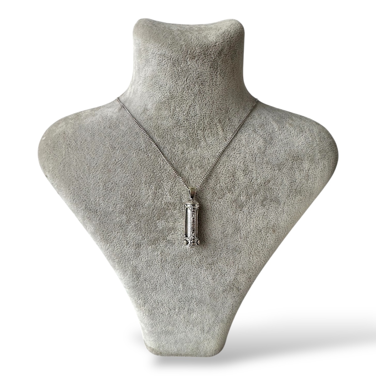 925 Sterling Glass Cevseni Kebir Silver Necklace