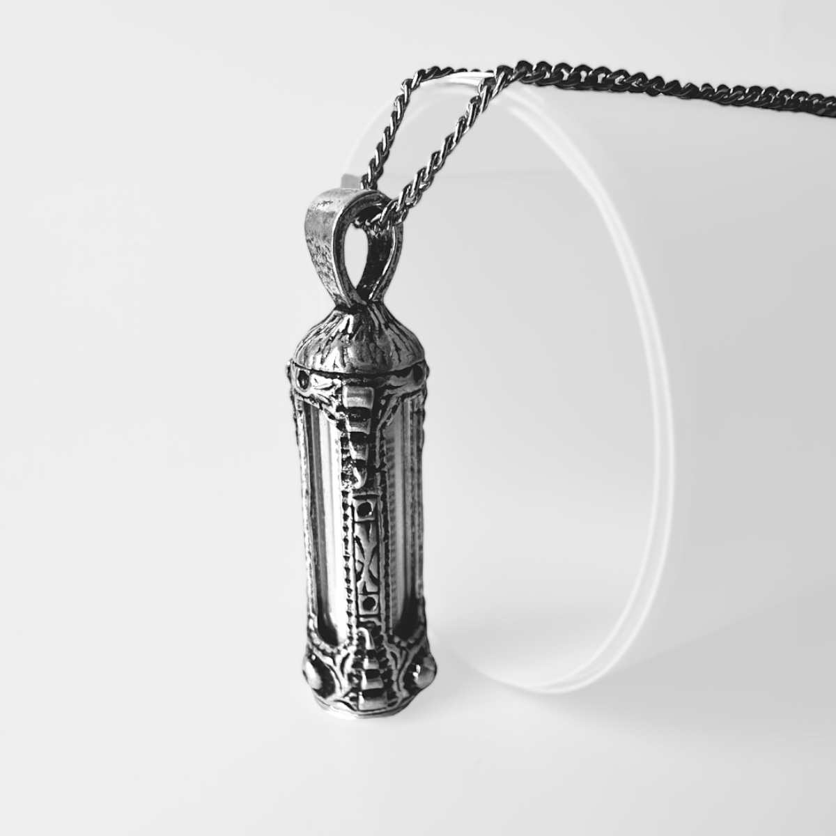925 Sterling Glass Cevseni Kebir Silver Necklace