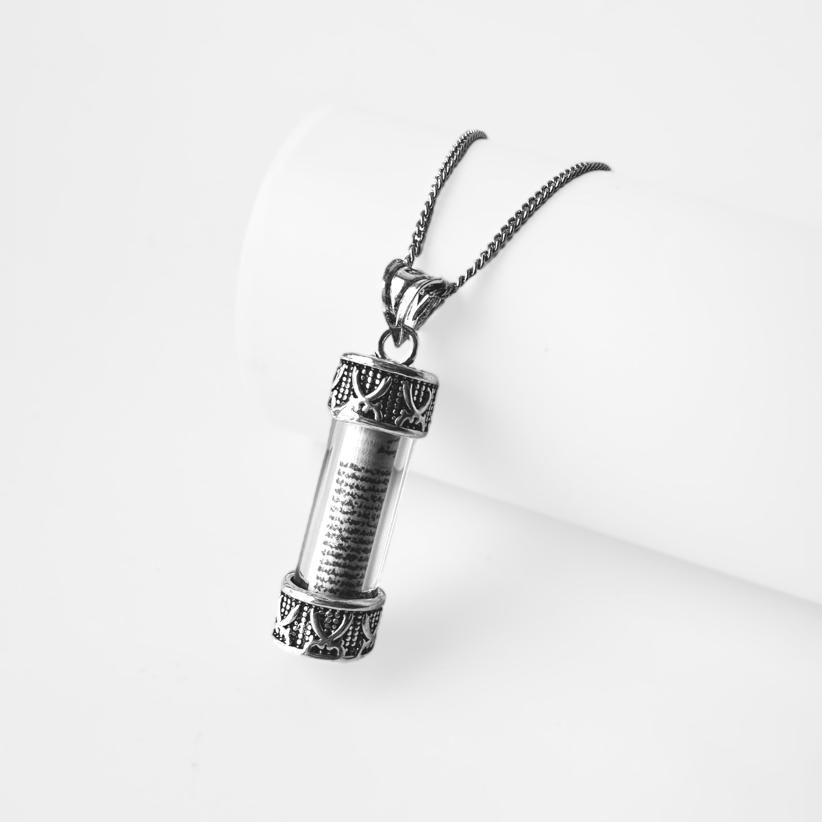 925 Sterling Silver Zulfiqar Motif Cevsen Necklace