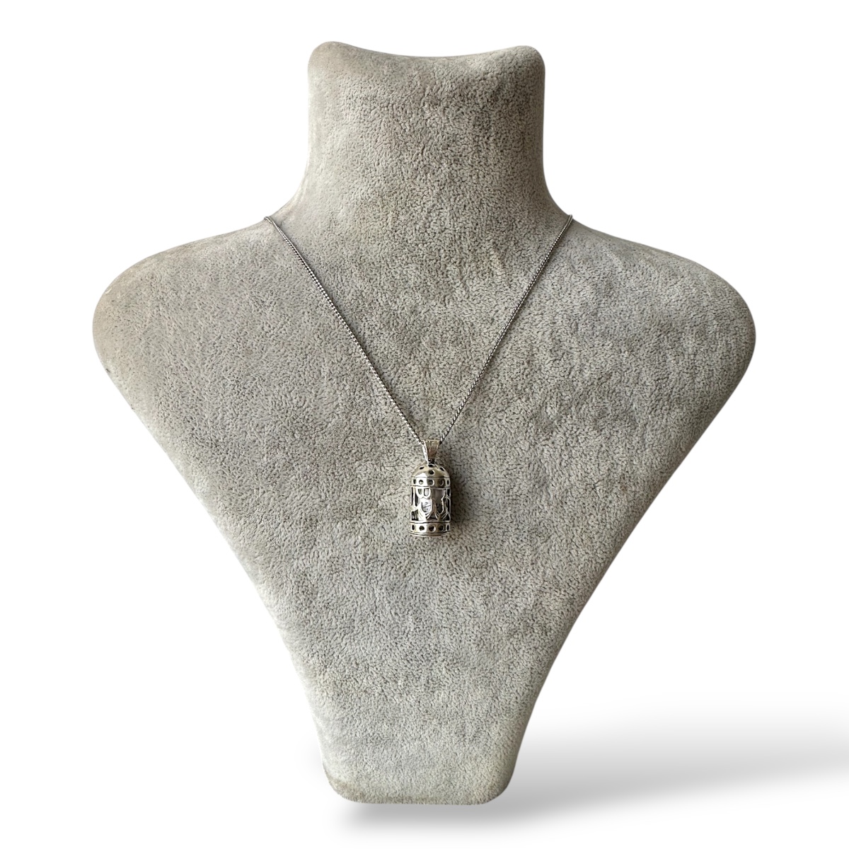 925 Sterling Silver Allah Cevsen Necklace