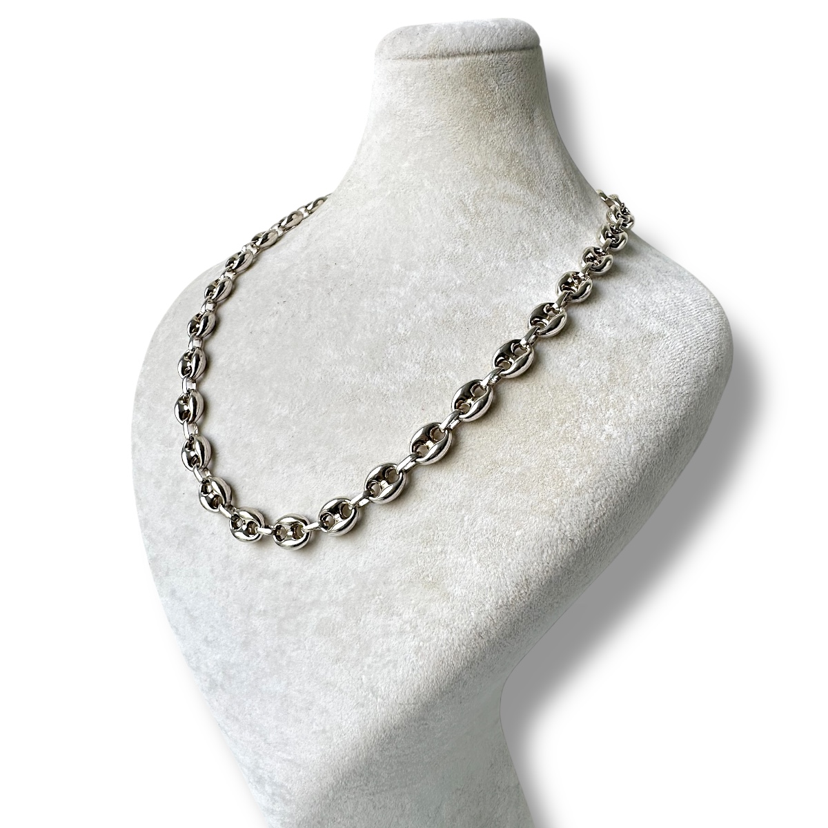 925 Sterling 8mm Sailor Chain Silver Necklace