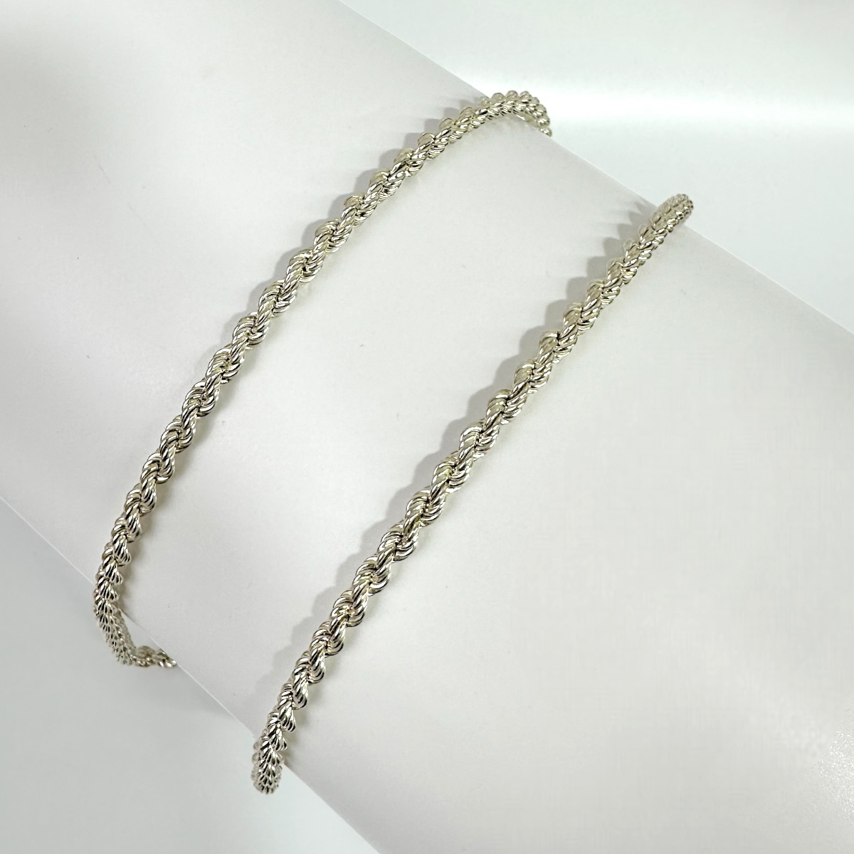 925 Sterling 5mm Rope Women’s Silver Chain