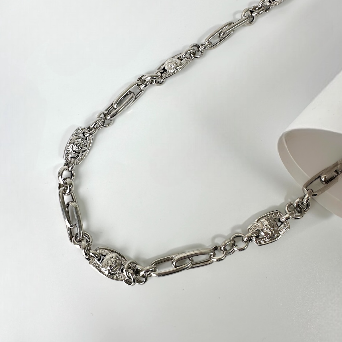 925 Sterling Silver Lion Chain Necklace for Men