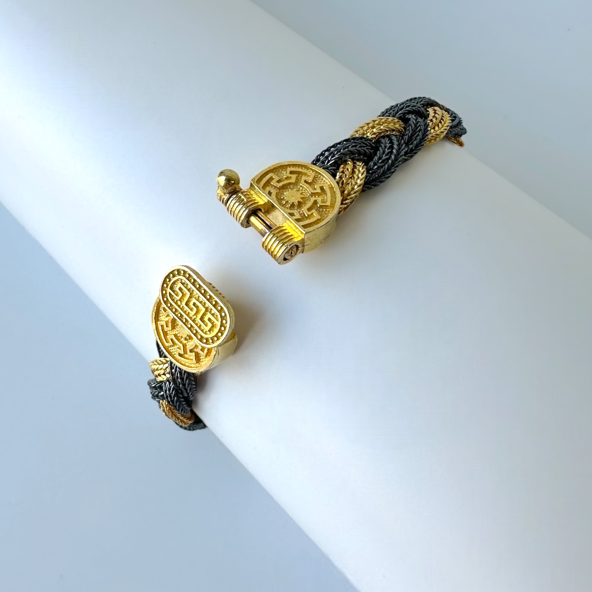 925 carat Mardin Straw Silver Bracelet