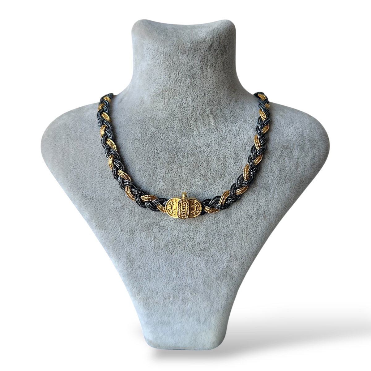925 K Mardin Mesh Silver Necklace