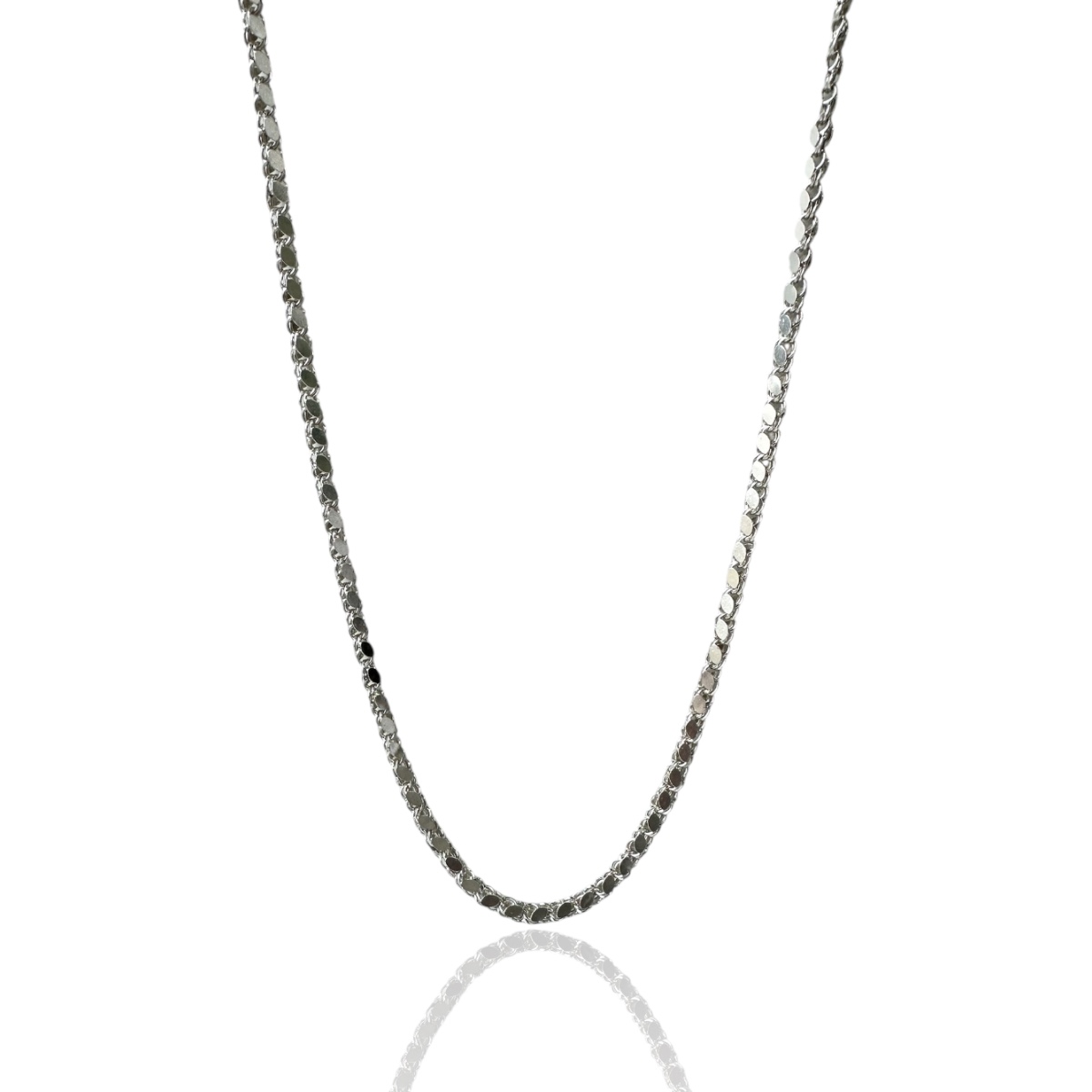 925 K Arpa Chain Women's Silver Necklace