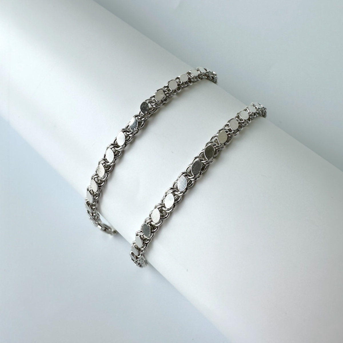 925 Sterling Barley Chain Men’s Silver Necklace