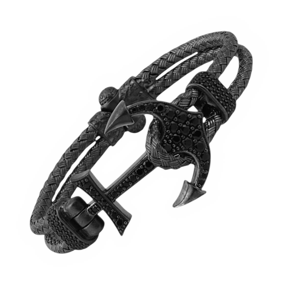 925 Sterling Anchor Vip Men’s Silver Bracelet