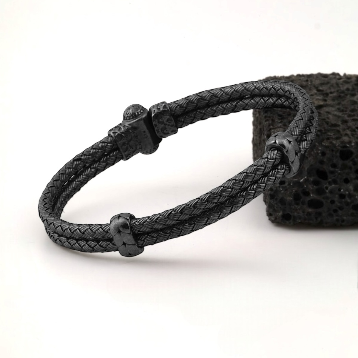 925 Sterling Silver Wrap Vip Men’s Bracelet