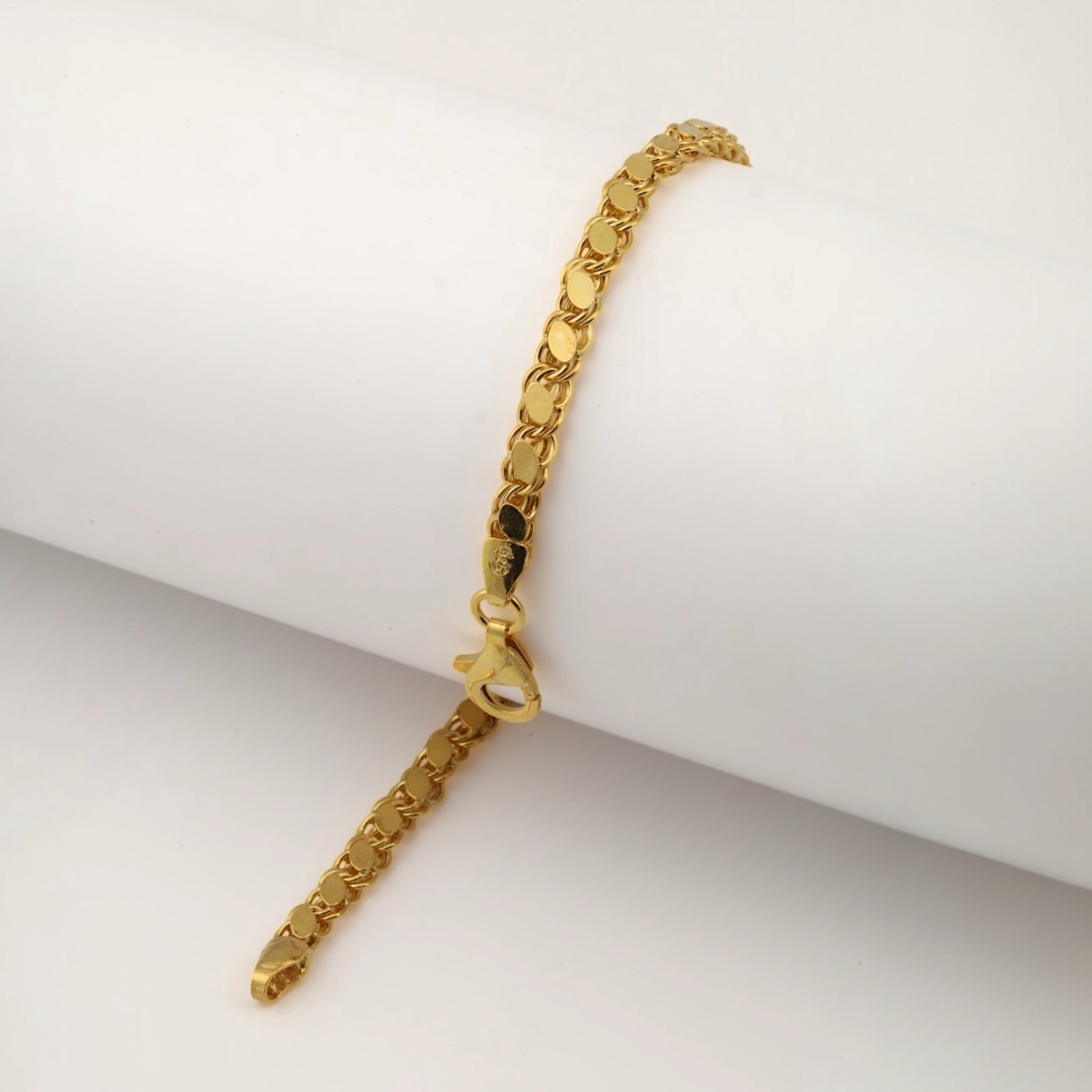 925 Sterling Barley Chain Men’s Silver Bracelet