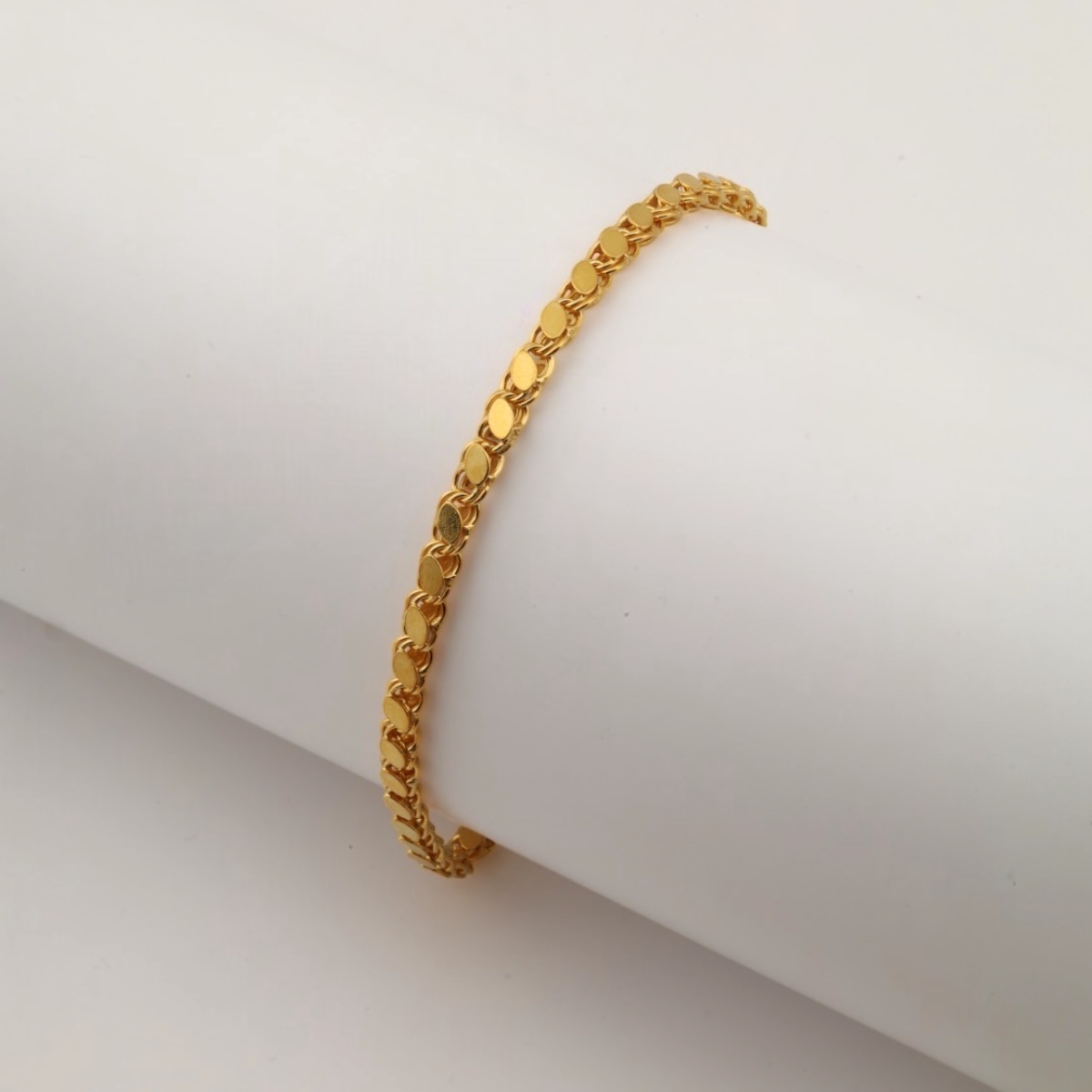 925 Sterling Barley Chain Men’s Silver Bracelet