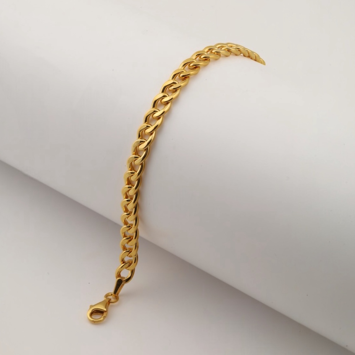 925 Carat Gurmet Gold Plated Silver Bracelet