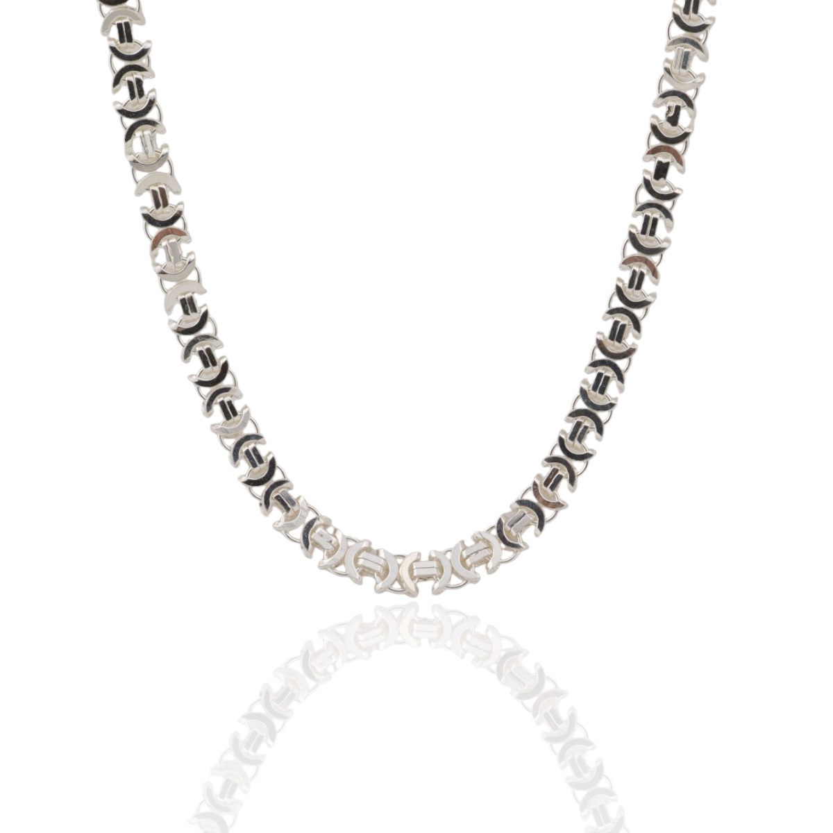 925 K Euro Silver Men's Necklace