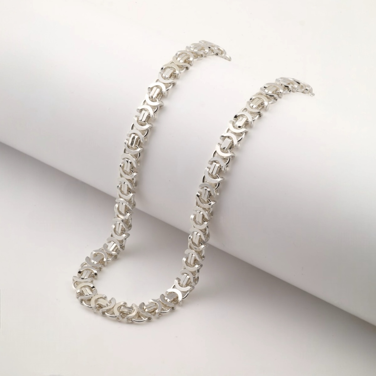925 Sterling Silver Euro Model Men’s Necklace
