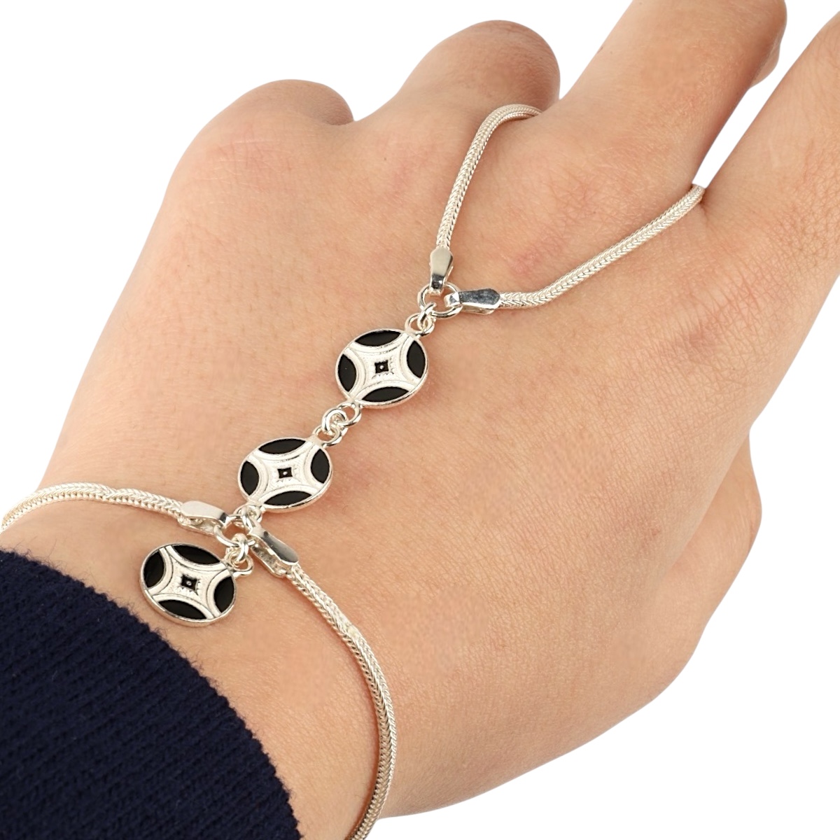 Mardin Womens Sahmeran Sterling Silver Bracelet
