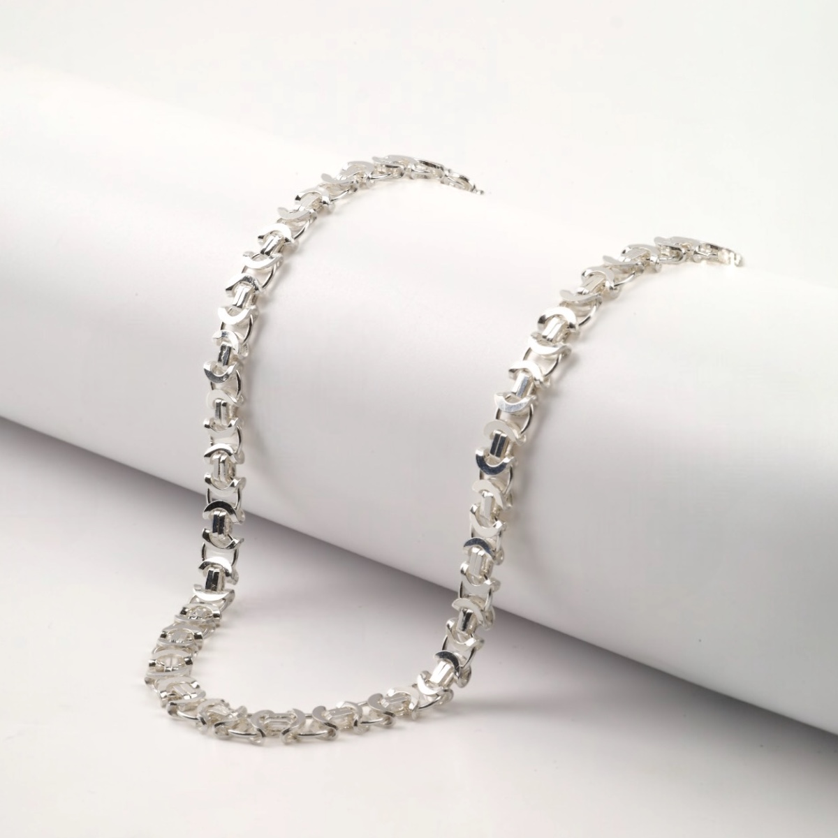 925 Sterling Silver Euro Model Men’s Necklace