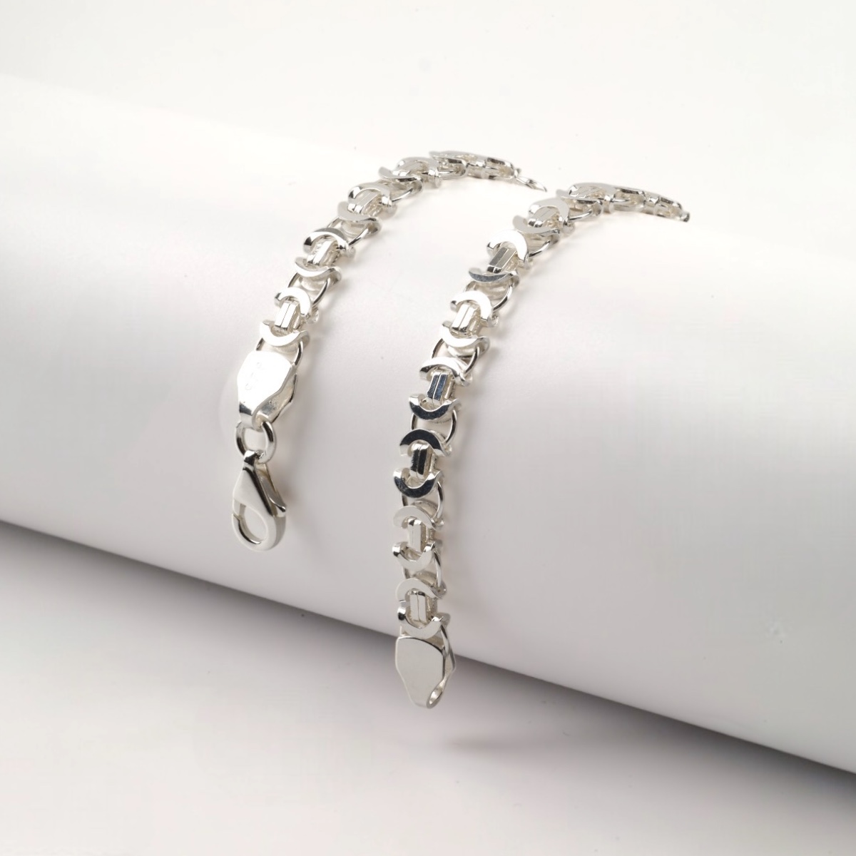 925 Sterling Silver Euro Model Men’s Necklace