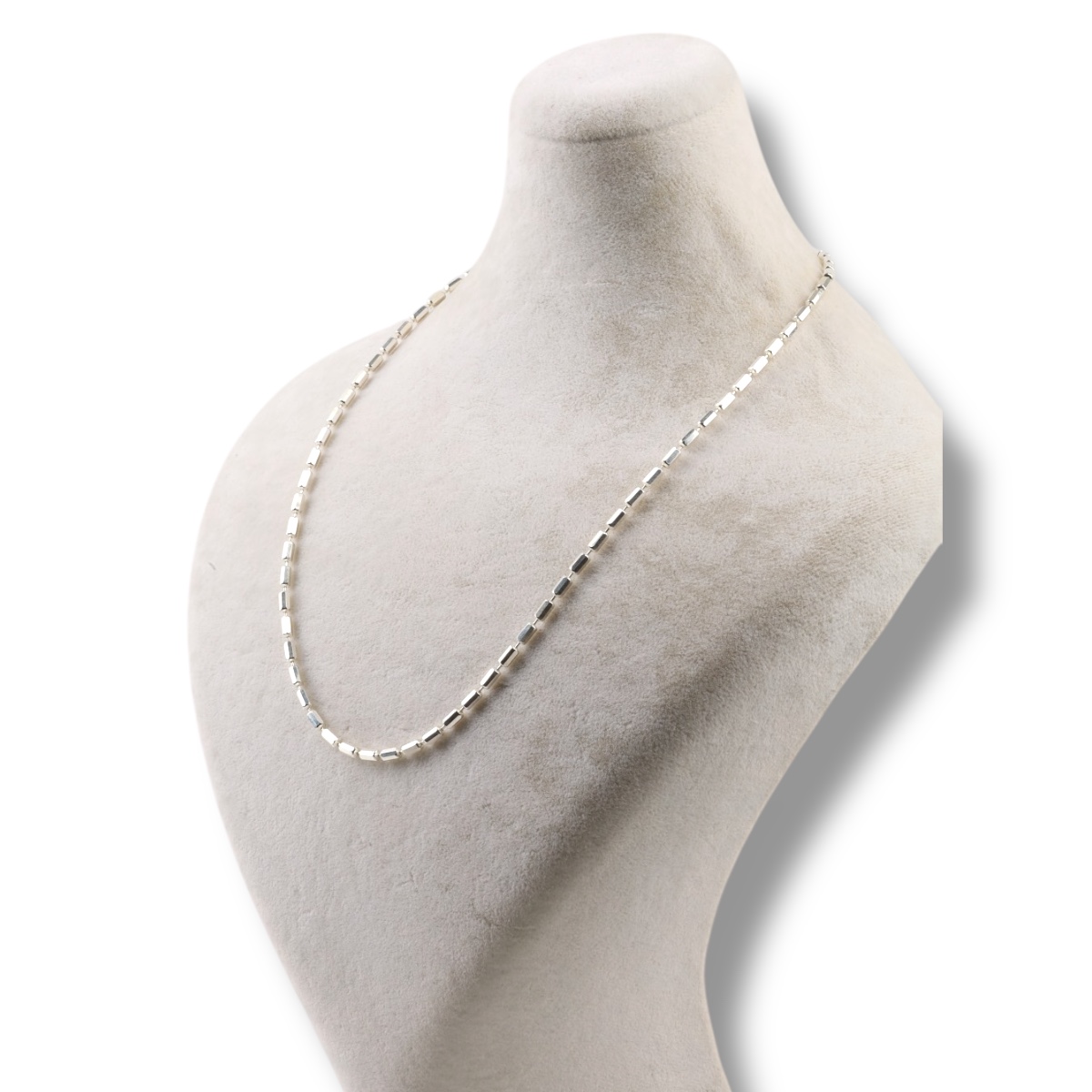 925 Barley Silver Chain Men’s Necklace