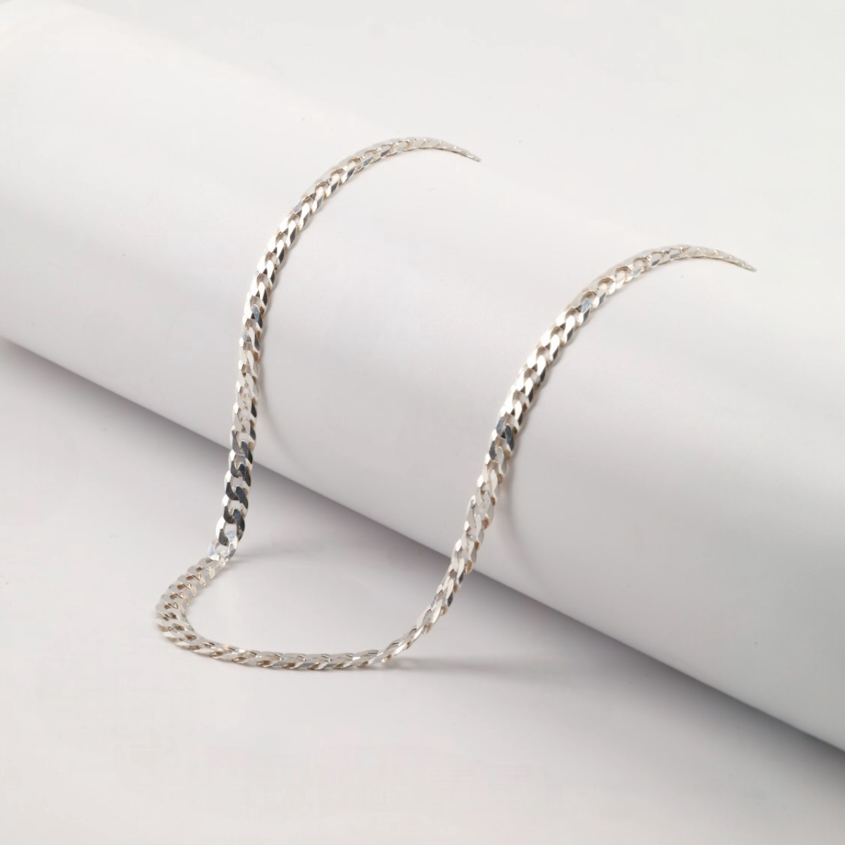 925 Sterling Silver Gurmet Men’s Chain Necklace