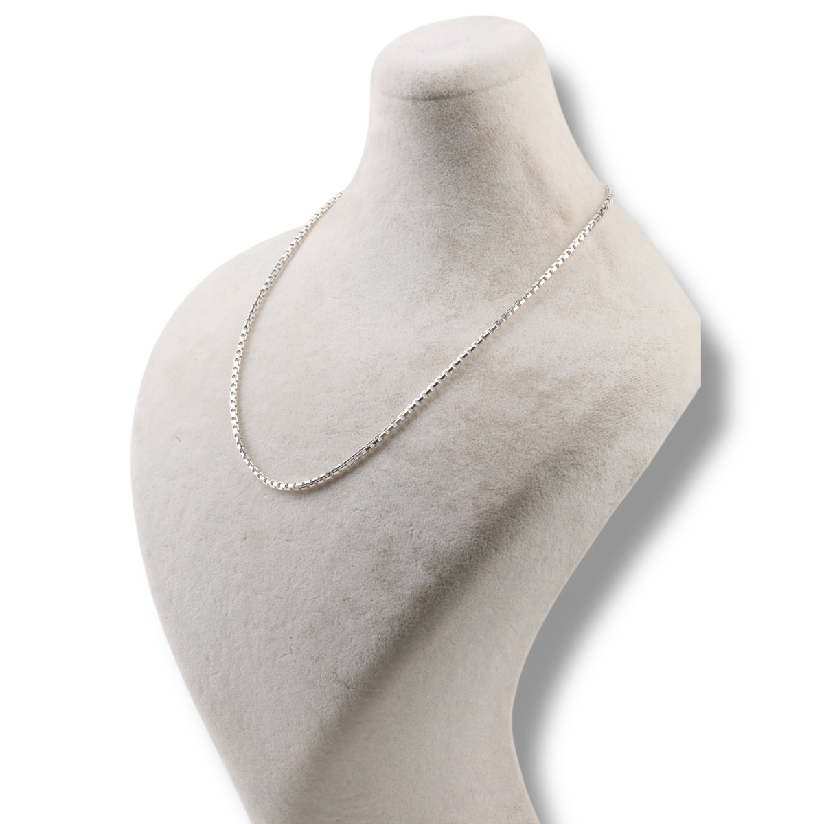 925 Sterling Silver Cube Chain Men’s Necklace