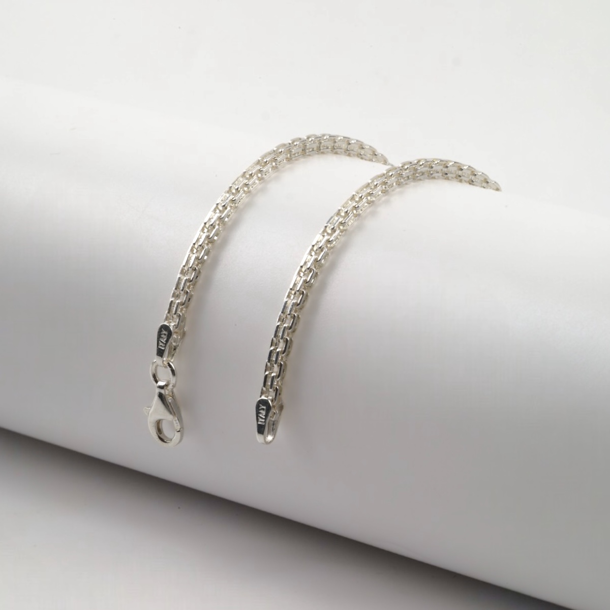 925 Sterling Italian Silver Men’s Chain Necklace