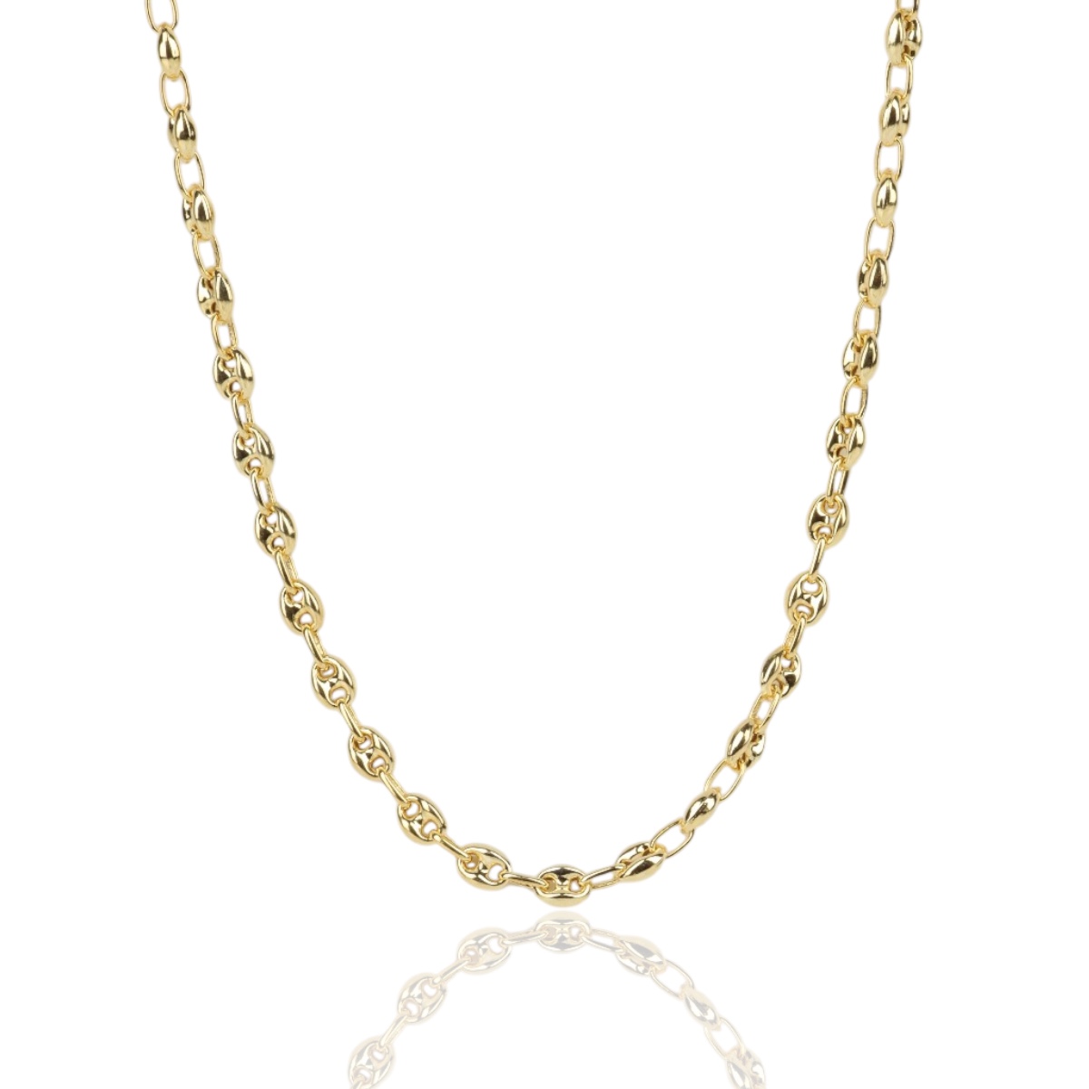 925 K Gold Plated Gemici Silver Necklace