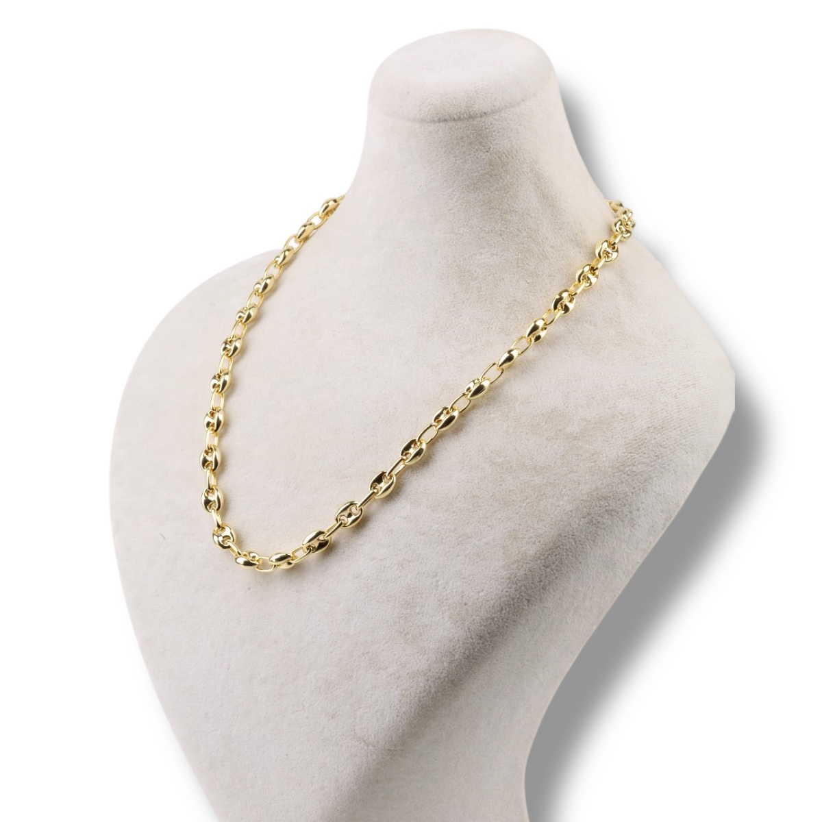 925 Carat Gold Plated Sailor Silver Necklace