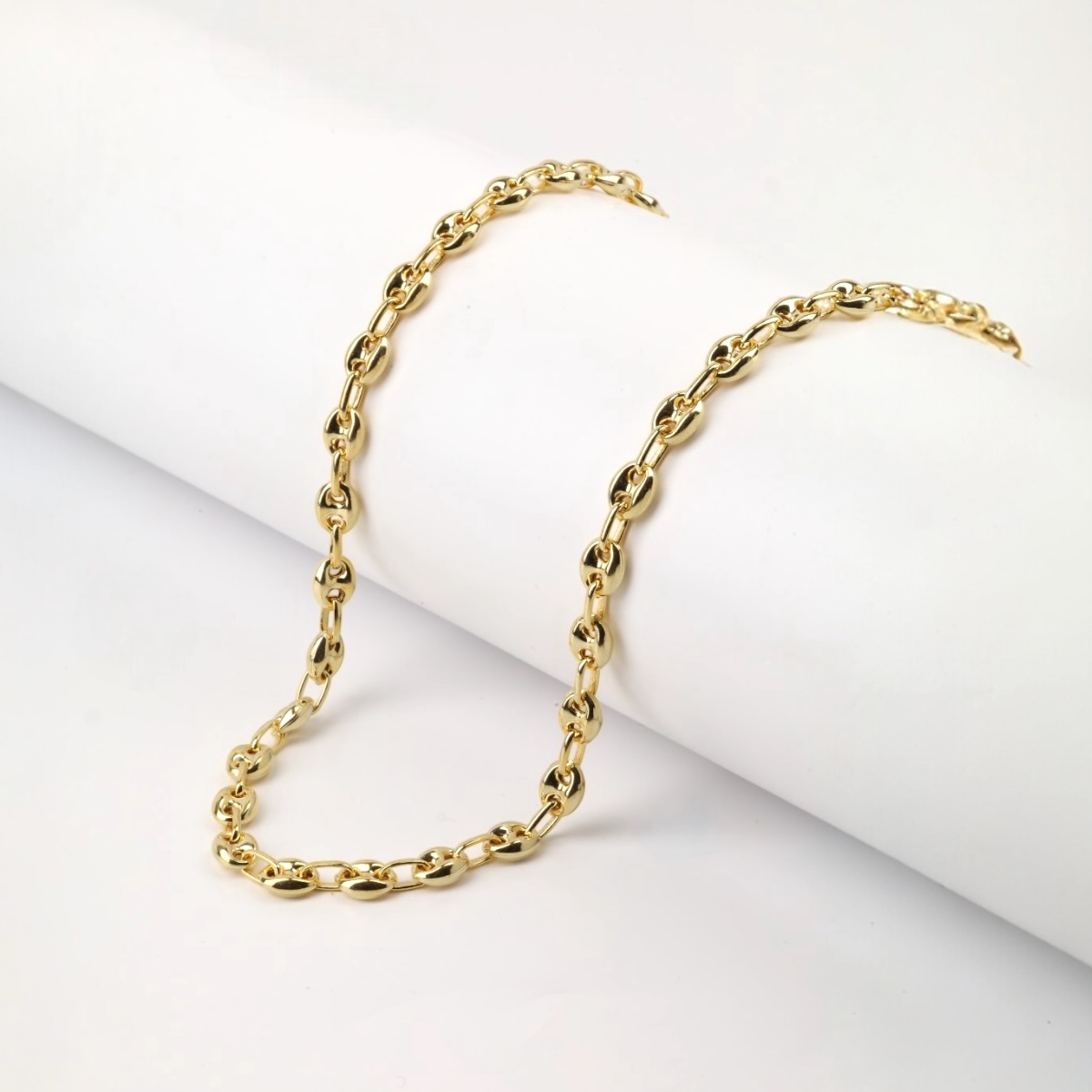 925 Carat Gold Plated Sailor Silver Necklace