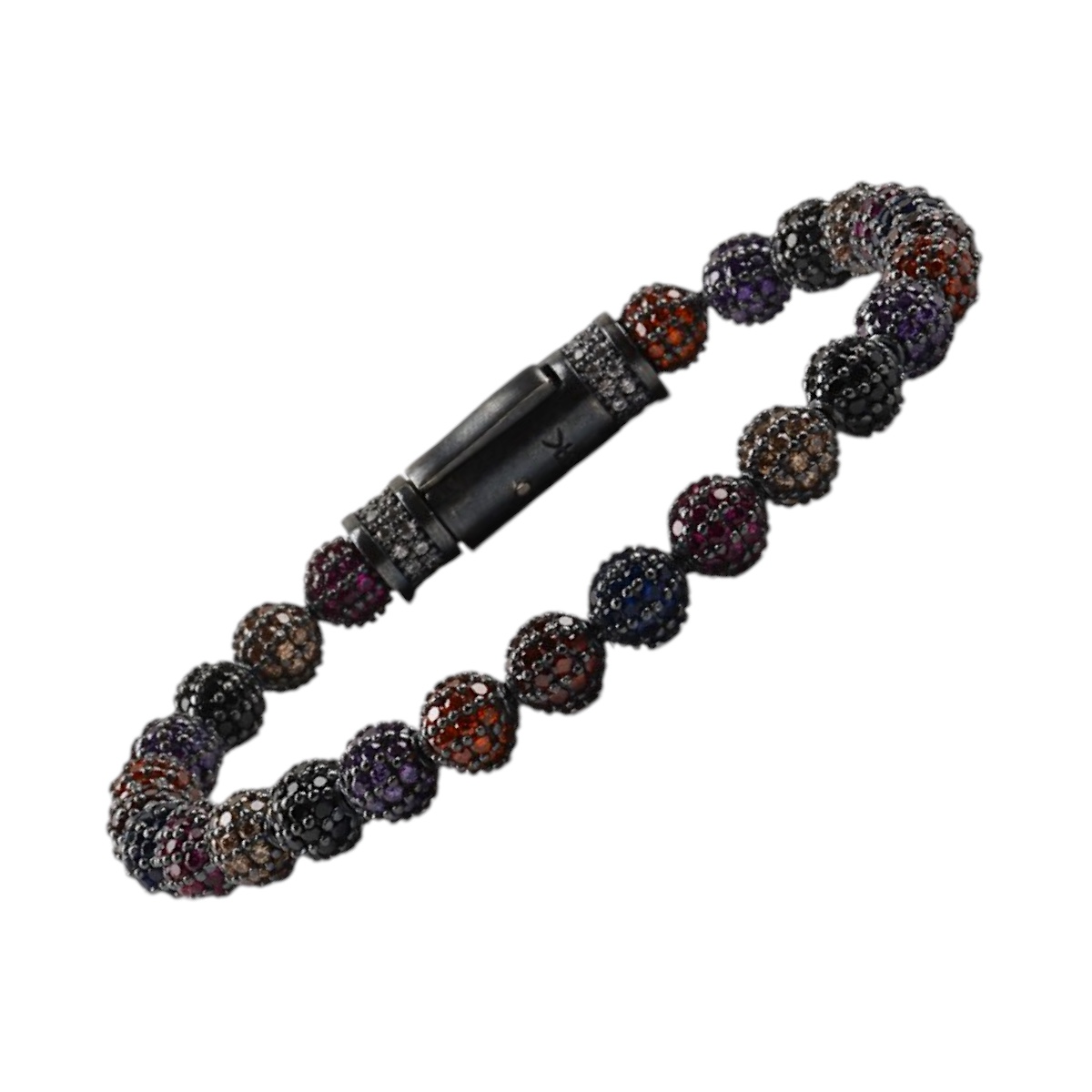 925 Sterling Colorful Unisex Silver Bracelet