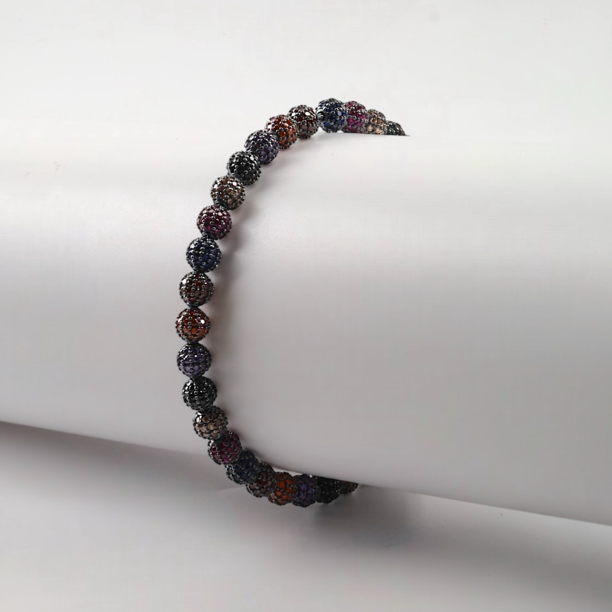 925 Sterling Colorful Unisex Silver Bracelet