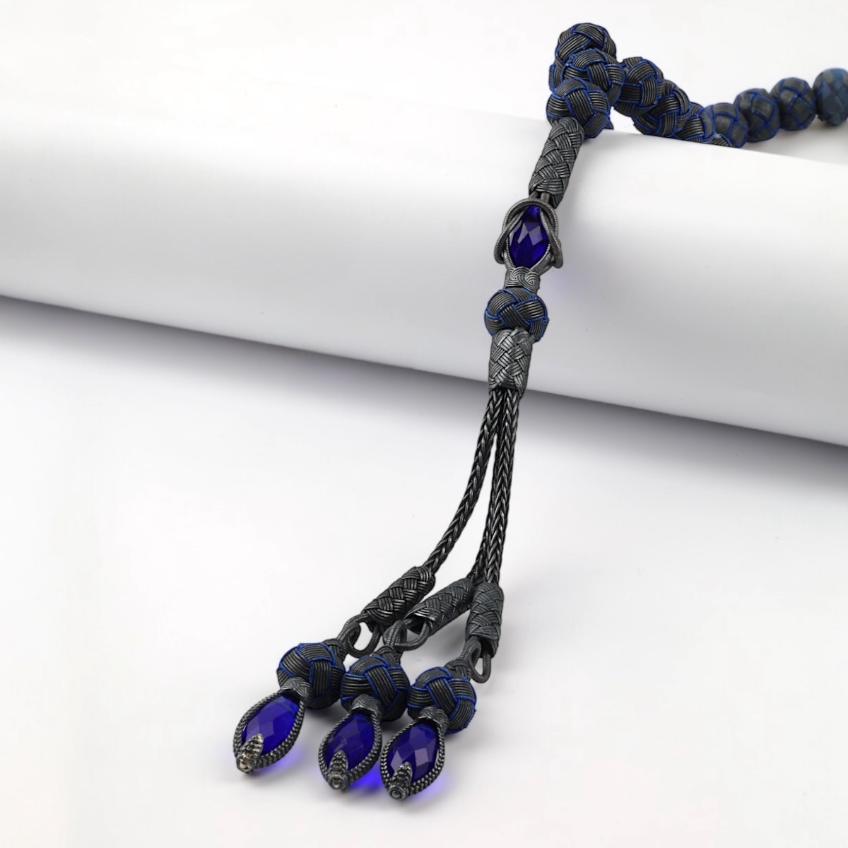 Kazaziye Silver Rosary White