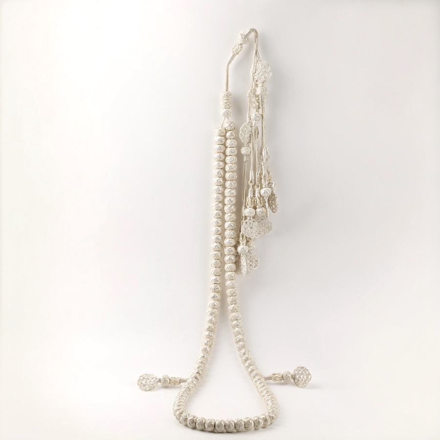 1000 K sterling silver 100 silver rosary beads