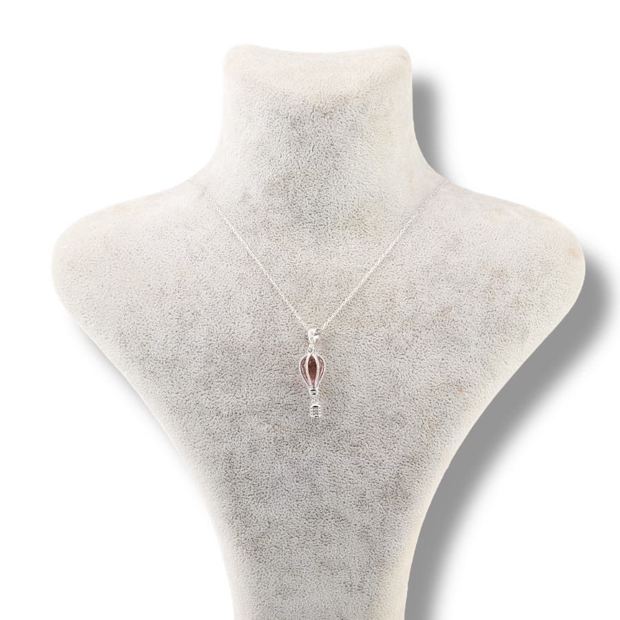 925 Sterling Silver Zultanite Balloon Necklace