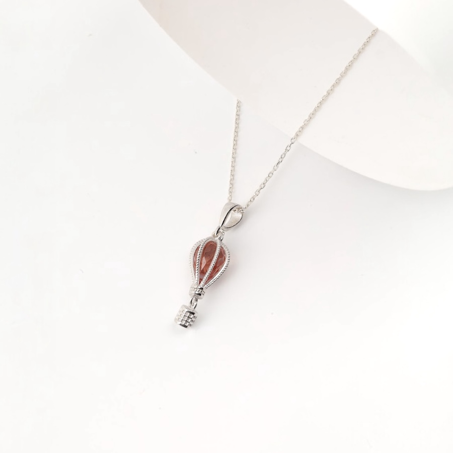925 Sterling Silver Zultanite Balloon Necklace