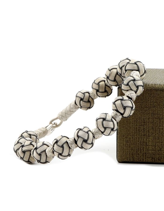 Black and White Bulk Kazaziye Bracelet