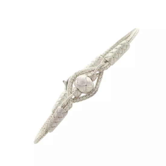 Kazaziye Gümüş Beyaz Orta Saha Bileklik