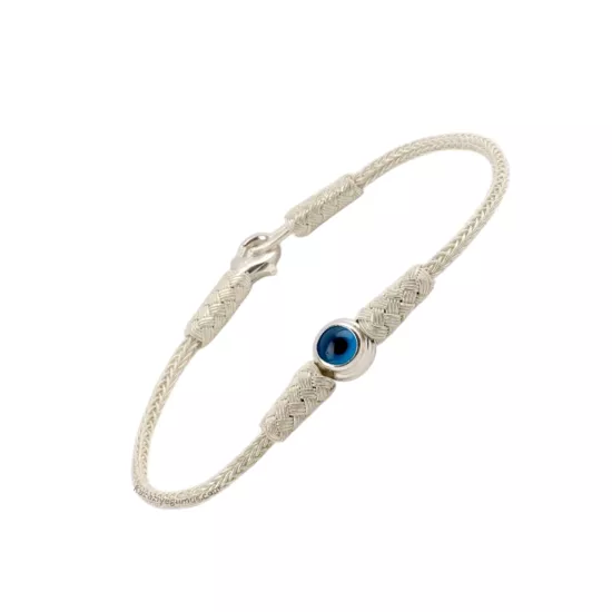 1000 Ayar Kazaziye Nazar Boncuklu Bileklik