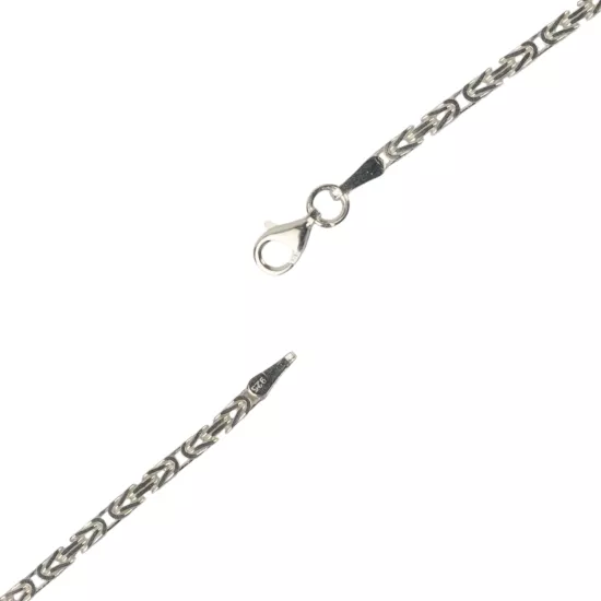 925 Ayar Lacivert Taşlı Kral Erkek Zincir Bileklik