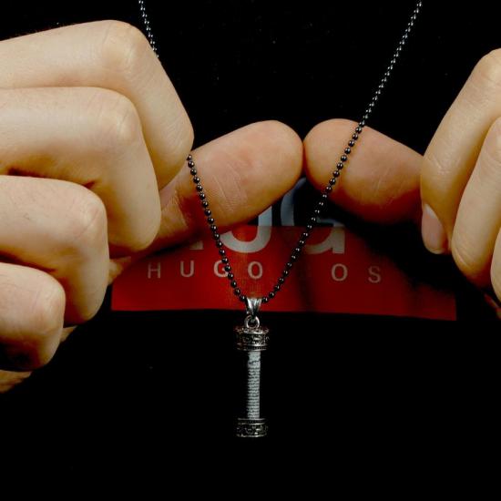 925 ayar Oksitli Erkek Gümüş Cevşen