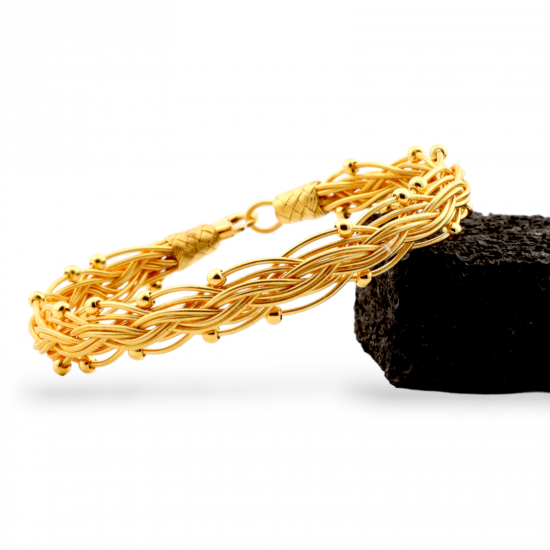 Gold Plated Dorica  Sterling Silver Bracelet