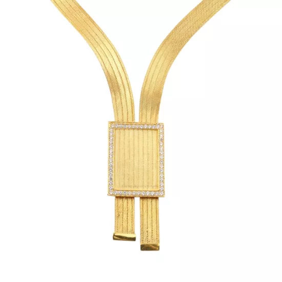 5 Sıra Trabzon Hasırı Uzun Taşlı Model Gerdanlık